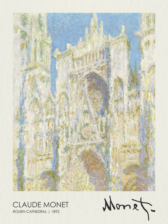 Poster Rouen Cathedral (1892)