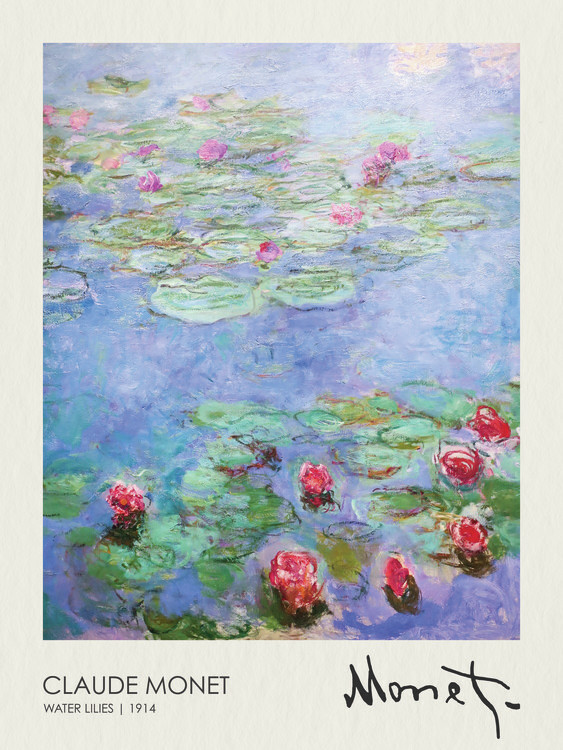 Poster Water Lilies (1914)