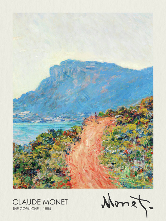 Poster The Corniche near Monaco (1884)