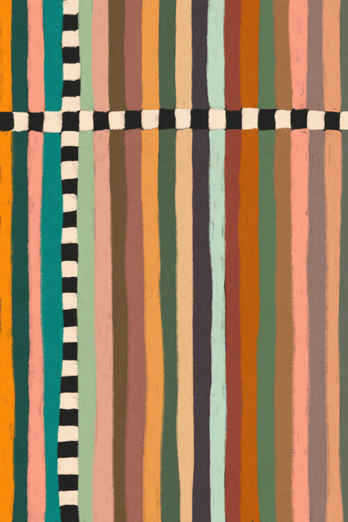 Poster Galitsyna - Mix of Stripes 02