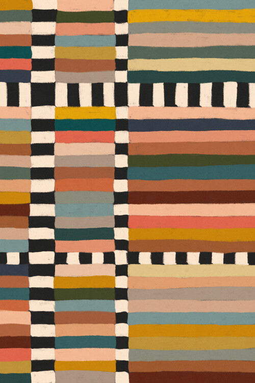 Poster Galitsyna - Mix of Stripes 04