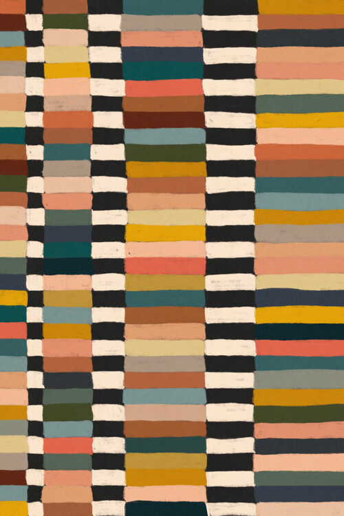 Poster Galitsyna - Mix of Stripes 03