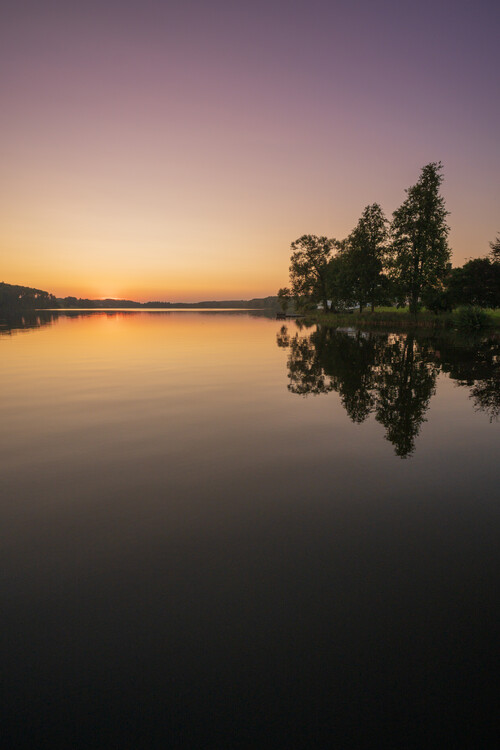 Poster Golden Sunset Serenity
