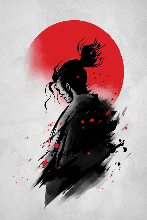 Poster Samurai under the red sun