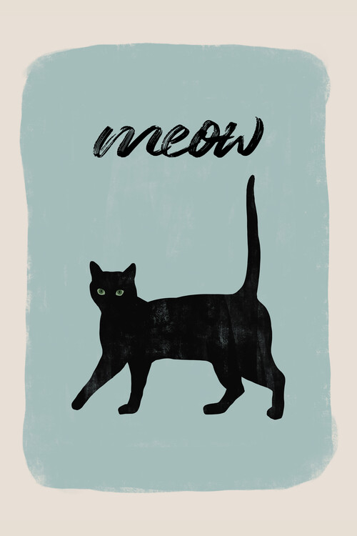 Poster Cat Quote - Meow