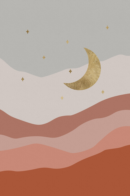 Poster Bohemian Moon