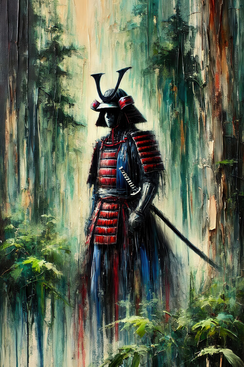 Poster Abstract Samurai in the Forest