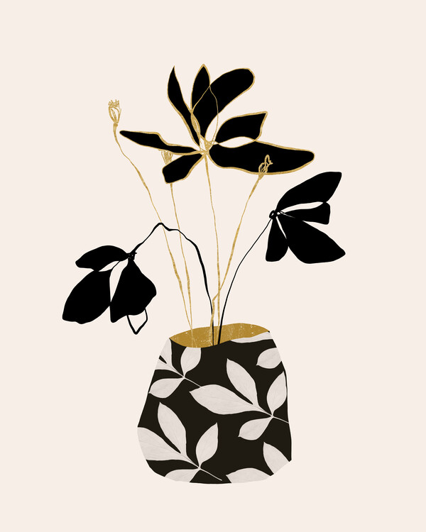 Poster Abstract Flowers