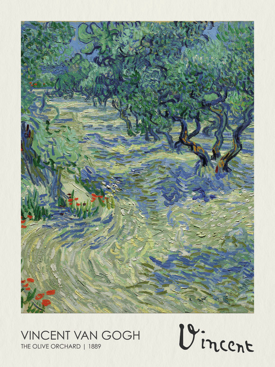 Poster Olive Orchard (1889)