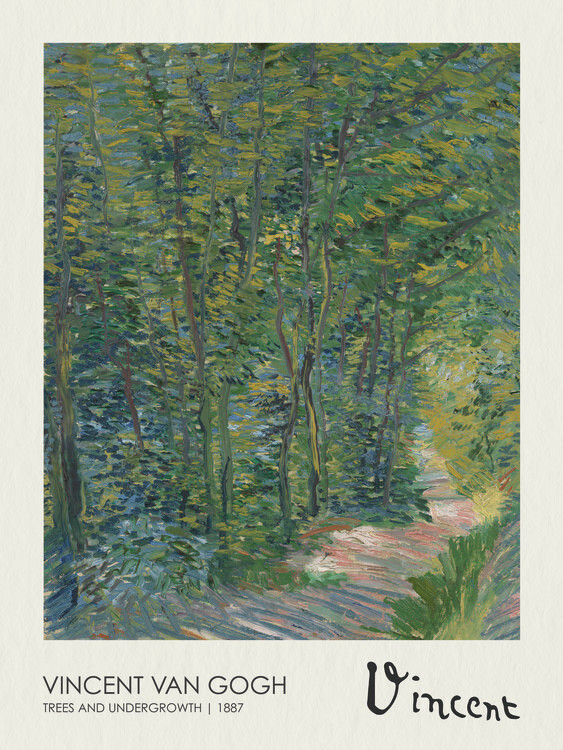 Poster Trees & Undergrowth (1887)