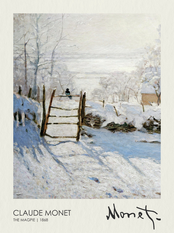 Canvas Print The Magpie (1868)