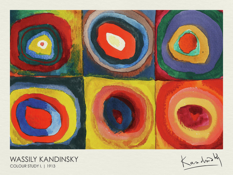 Poster Colour Study I. (1913)