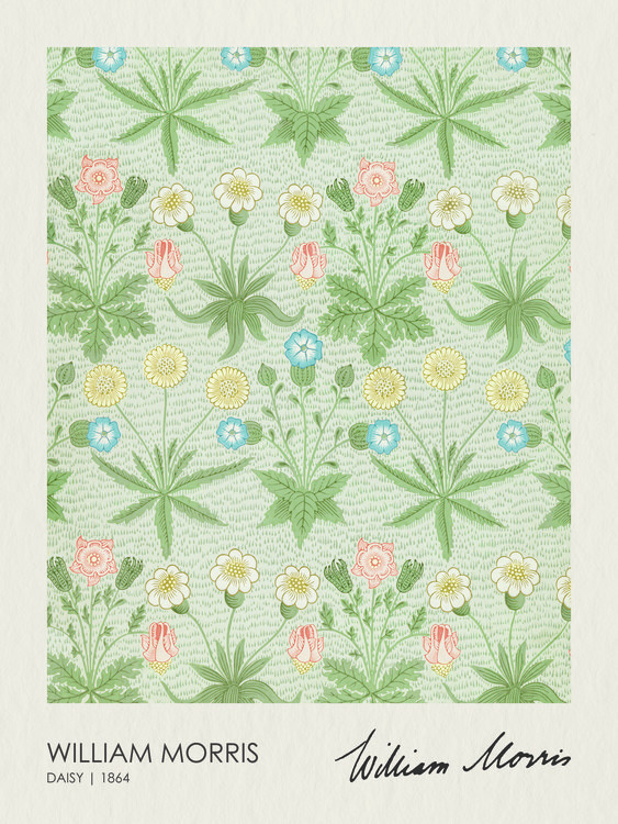Levně Plakát, Obraz - Daisy (1864), William Morris, 30 × 40 cm