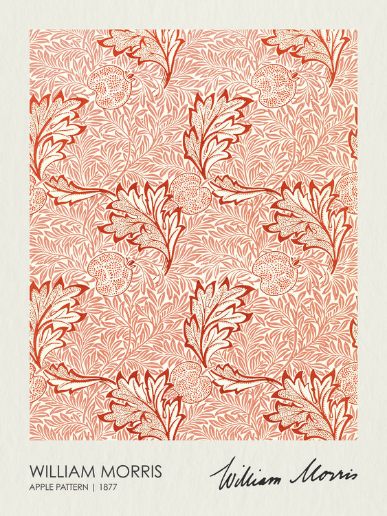 Levně Plakát, Obraz - Apple Pattern (1877), William Morris, 30 × 40 cm