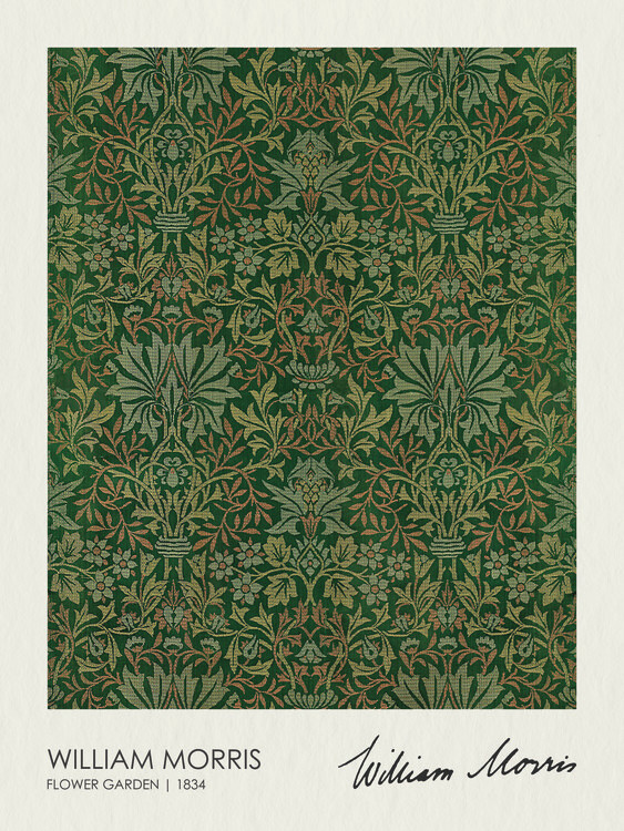 Poster Flower Garden (1834)