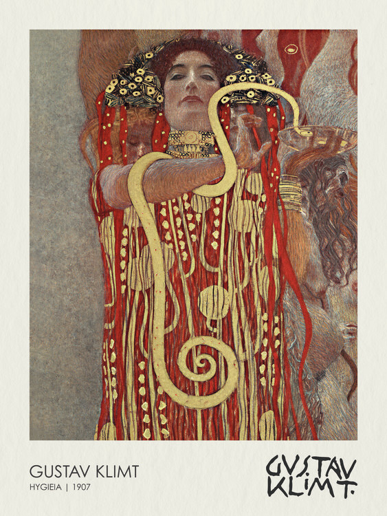 Levně Plakát, Obraz - Hygieia (1907), Gustav Klimt, 30 × 40 cm