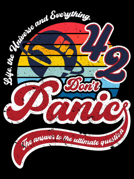 Canvas Print Dont panic