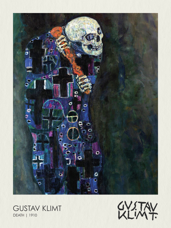 Levně Plakát, Obraz - Death (Skull) 1910, Gustav Klimt, 30 × 40 cm