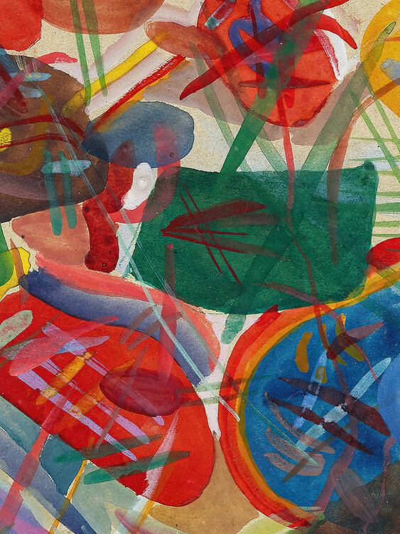 Canvas Print Rainbow Forest (1913)