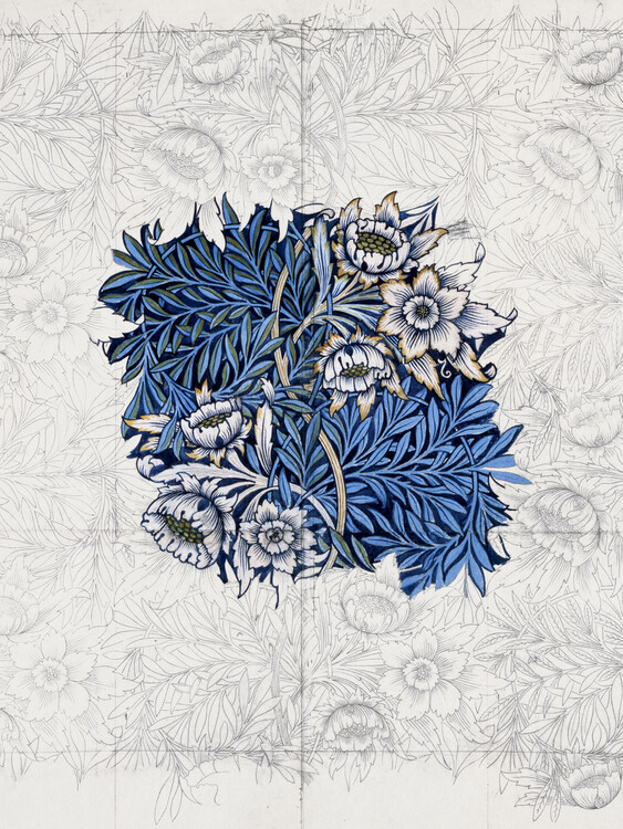 Poster Tulip and Willow (1875)