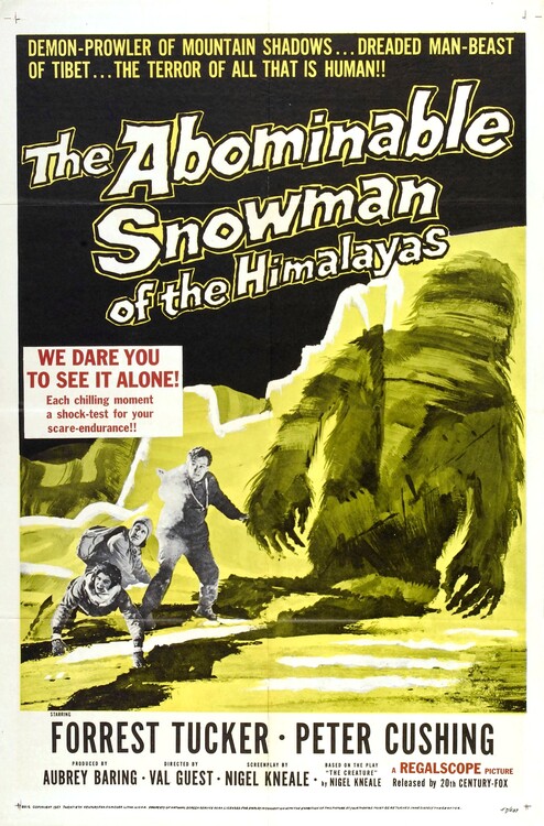 Canvas Print Abominable Snowman Of Himalayas