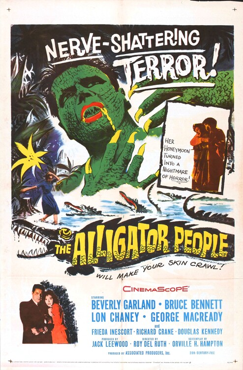 Bild auf Leinwand Alligator People