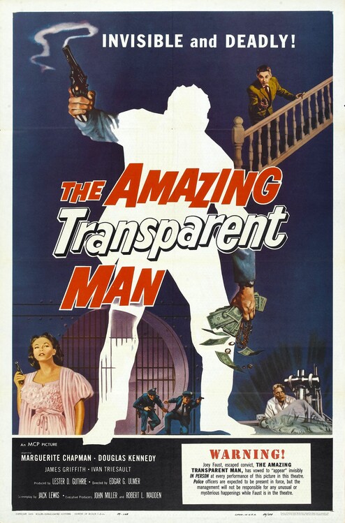 Poster Amazing Transparent Man