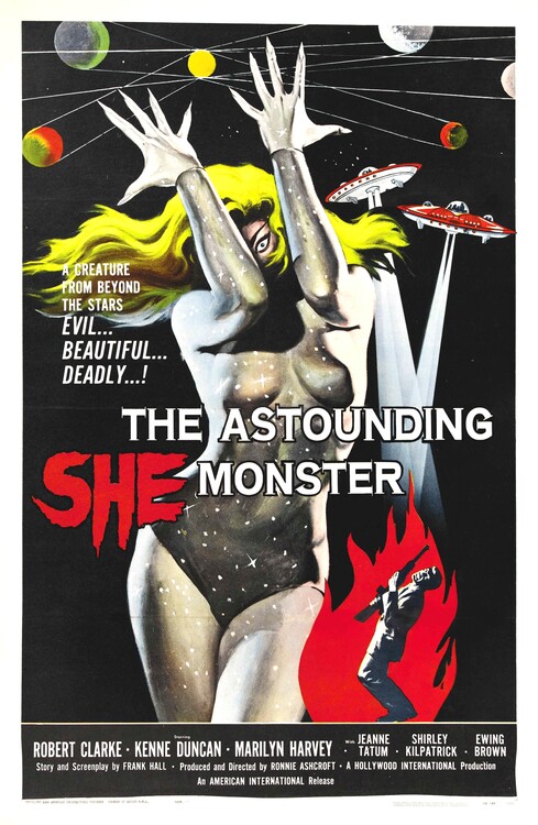 Canvas Print Astounding She Monster