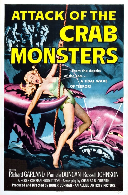 Canvas Print Attack Of Crab Monsters