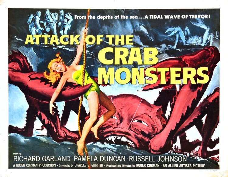 Poster Attack Of Crab Monsters 02