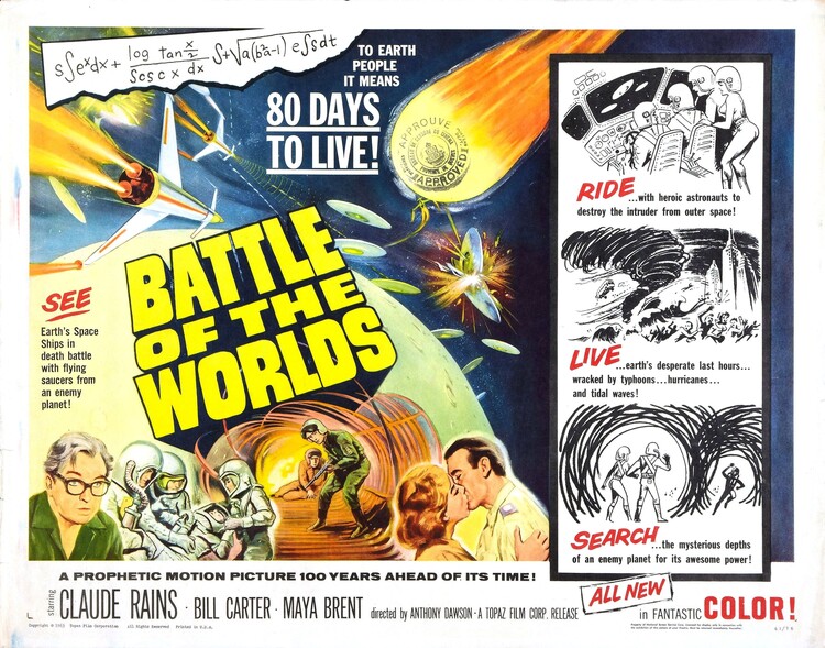 Vászonkép Battle Of Worlds 02