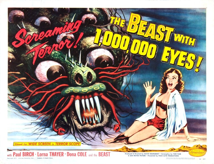 Canvas Print Beast With 1000000 Eyes 02