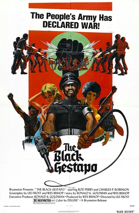Plakat Black Gestapo