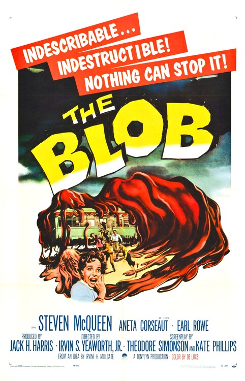 Poster Blob 1958