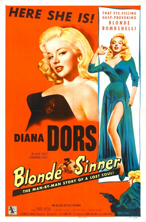 Poster Blonde Sinner 02
