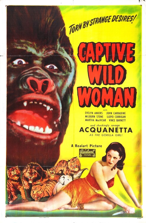 Плакат Captive Wild Woman 04
