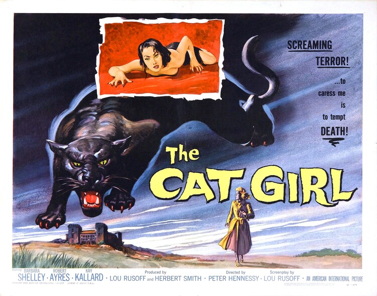 Obraz na plátně Cat Girl 02