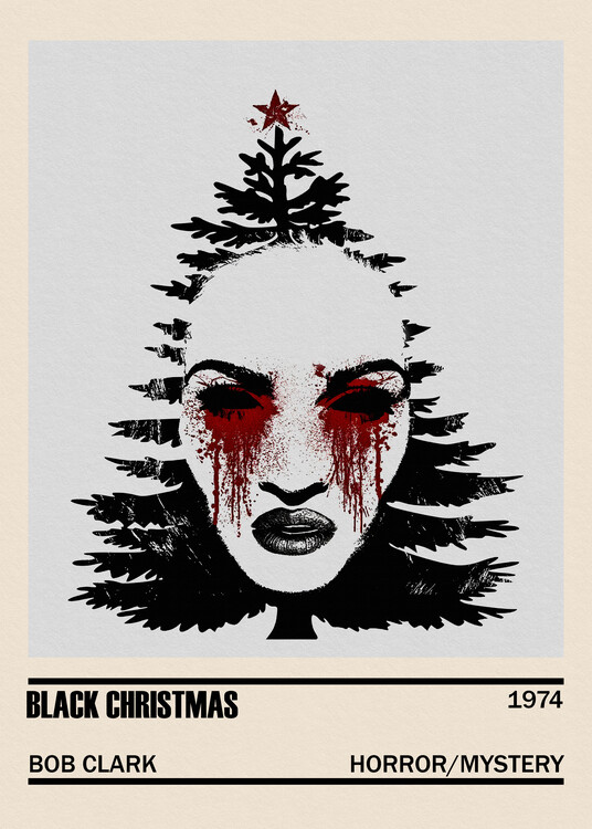 Poster Black Christmas Movie Minimalist