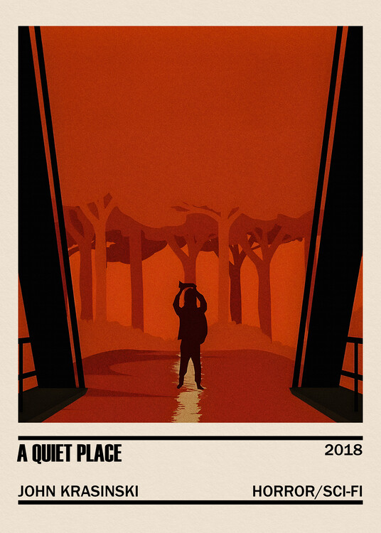 Poster A Quiet Place Movie Minimalist