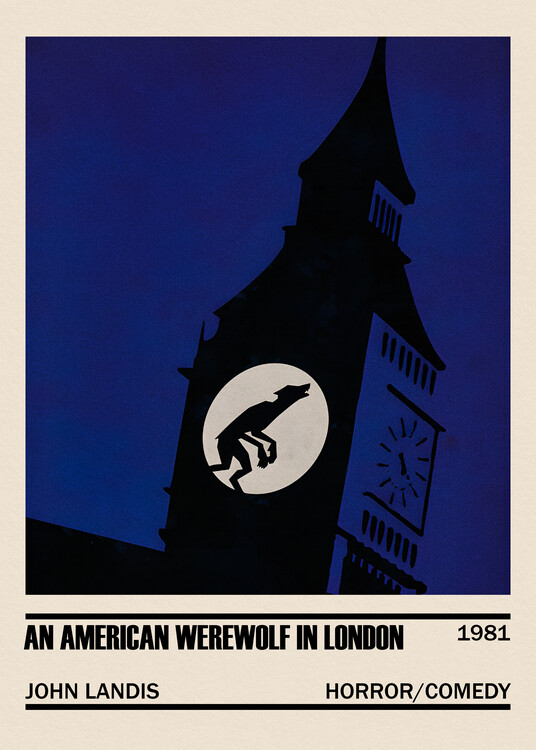 Poster An American Werewolf in London Movie Minimalist