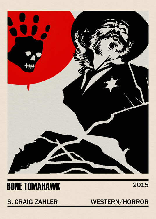 Poster Bone Tomahawk Movie Minimalist