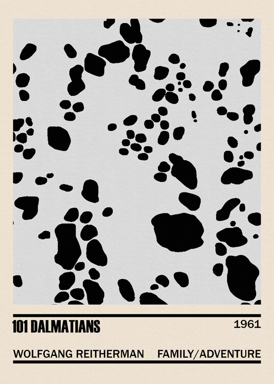 Poster 101 Dalmatians Movie Minimalist