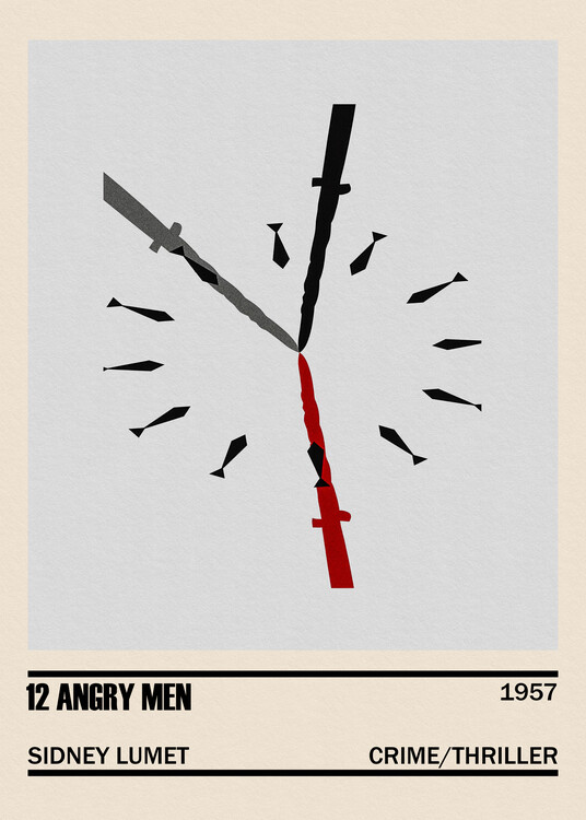 Poster 12 Angry Men Movie Minimalist