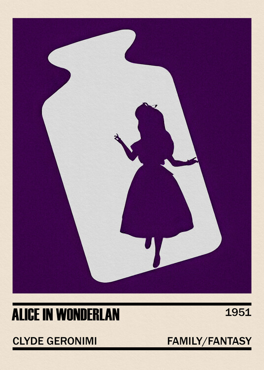 Poster Alice in Wonderland Movie Minimalist