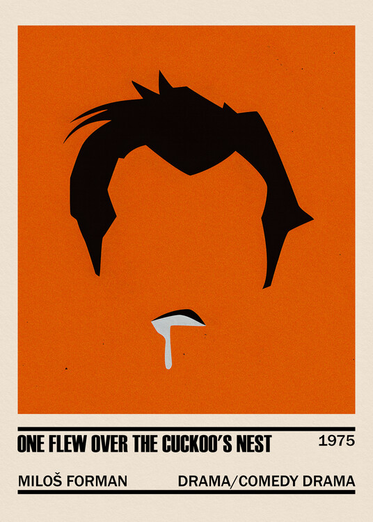 Αφίσα One Flew Over the Cuckoo's Nest Movie Minimalist