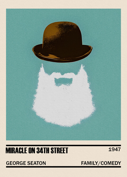 Αφίσα Miracle on 34th Street Movie Minimalist