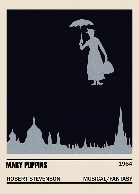 Αφίσα Mary Poppins Movie Minimalist