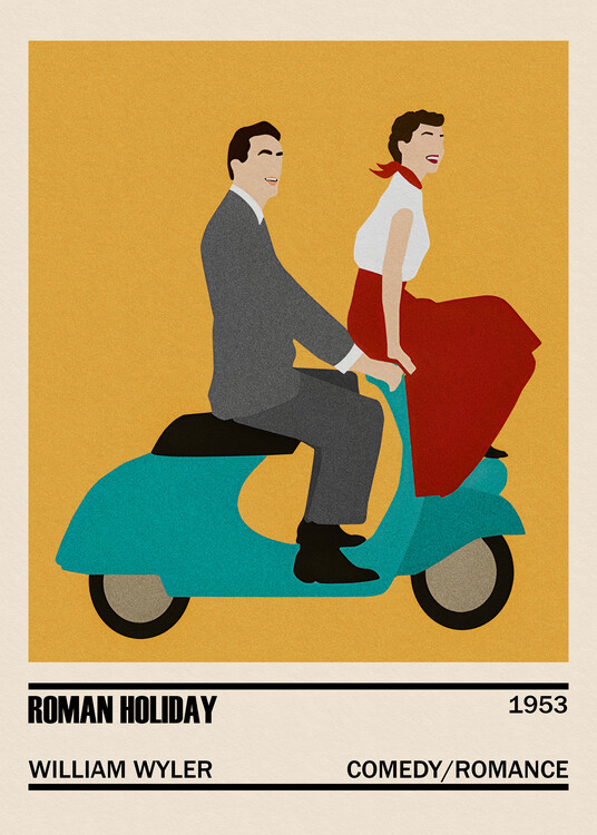 Poster Roman Holiday Movie Minimalist