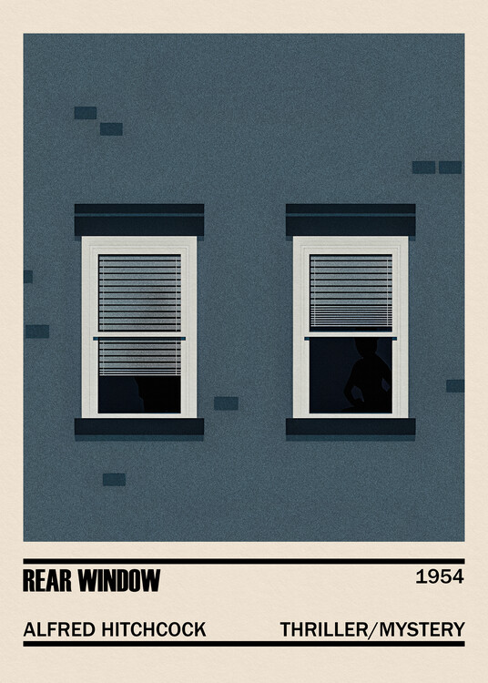 Αφίσα Rear Window Movie Minimalist
