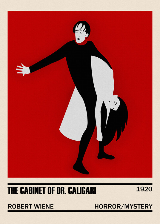 Αφίσα The Cabinet of Dr. Caligari Movie Minimalist